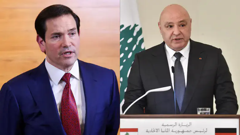 Rubio speaks to President Aoun as Pentagon hosts Israel-Lebanon defense talks