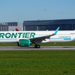 Frontier Airlines jet hits person crossing runway during takeoff at Denver Airport
