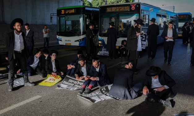 WATCH: Haredi protesters shout ‘kill all Jews,’ throw stones at police attempting to restore order