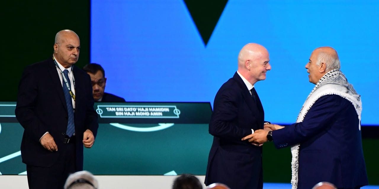Palestinian FA chief hits out at Israeli federation VP at FIFA Congress
