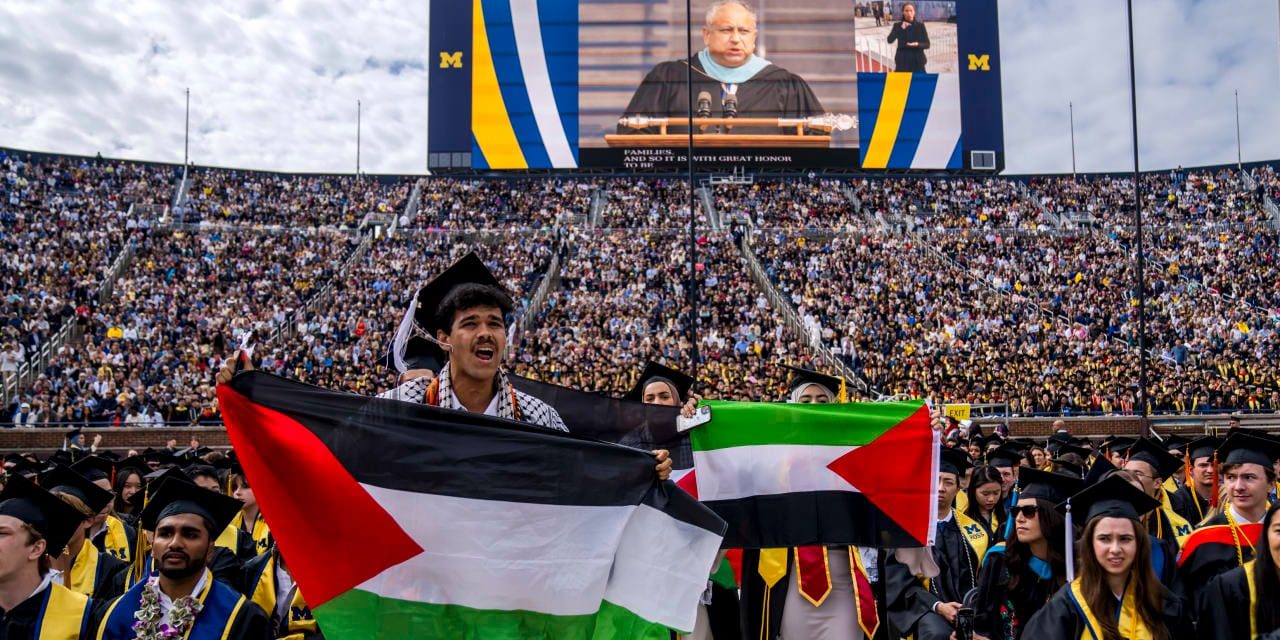 Michigan University professor praises anti-Israel student activists in commencement speech