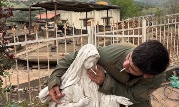IDF soldier ‘smokes’ with Virgin Mary statue in latest act of disregard towards Lebanese Christians