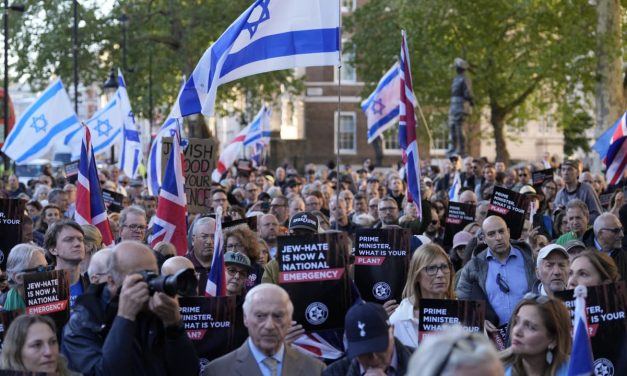 British Jews, allies gather in London for rally against antisemitism