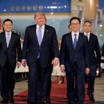 Trump arrives in Beijing for first US presidential visit in nearly a decade