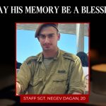 Staff Sgt. Negev Dagan killed in combat in southern Lebanon