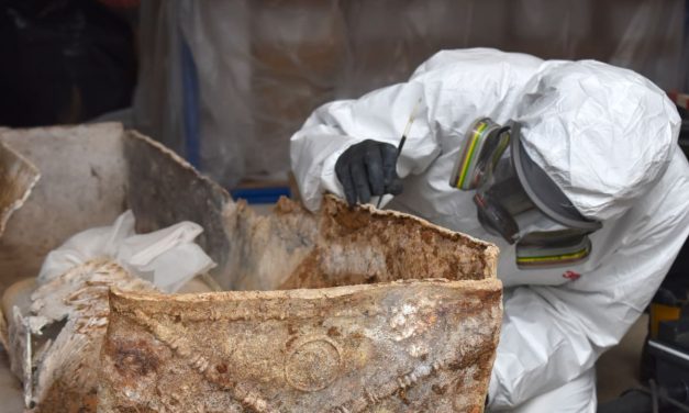 ‘Lexden Lady,’ wealthy Roman woman buried in lead coffin, goes on display in UK