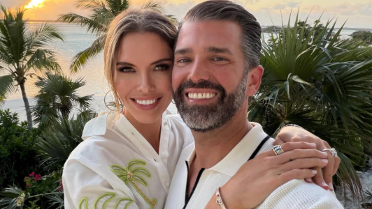 Did he send them to his dad? Trump Jr. shares first wedding photos with Bettina Anderson