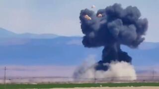 Two American fighter jets collide and crash during live air show performance | Watch