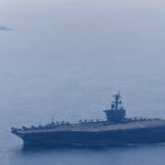 US carrier fires on Iranian-flagged tanker attempting to breach blockade