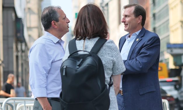 Goldman and Lander clash over Israel in first joint campaign appearance
