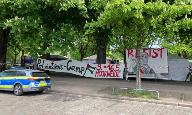 German court allows pro-Palestinian encampment in Hamburg park where Jews were deported by the Nazis
