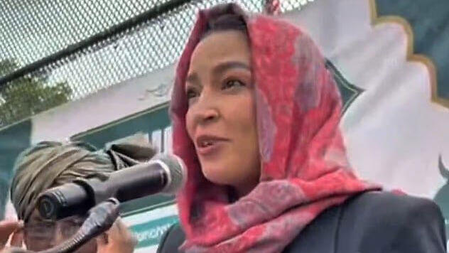AOC mocked for wearing hijab for Eid al-Adha:  ‘You are telling other women to be Handmaids’