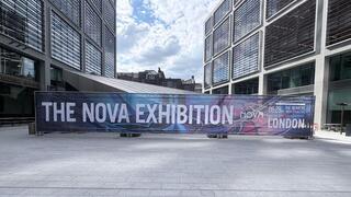 Nova exhibit sign taken down in London amid antisemitism and terror fears