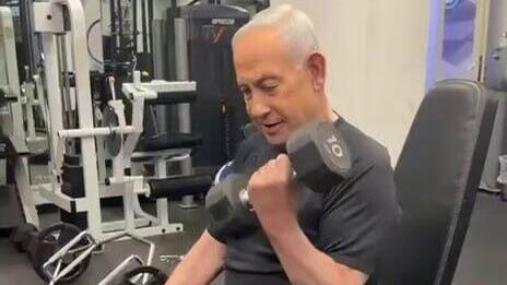 No shakes, just eggs: Netanyahu hits the gym in new video after age jabs and health report