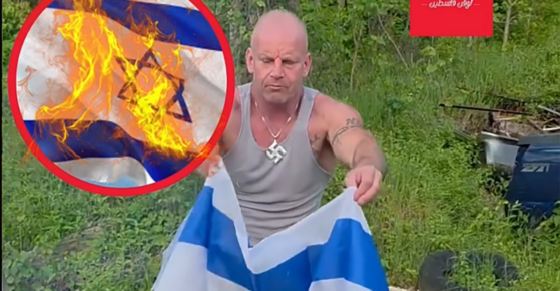 “Anti-Zionist” Page Promotes Neo-Nazi Flag Burning