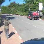 Weapons drawn, northern security team races after Hezbollah drone | Watch