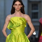 The acidic shade bringing an edge to the runways