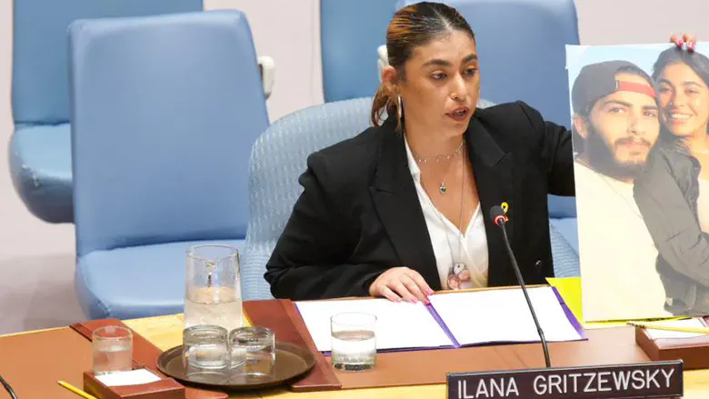 Former hostage Ilana Gritzewsky confronts UN: “Why were you silent?