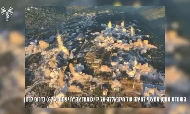IDF destroys over 20 terror sites in southern Lebanon using 6 tons of explosives