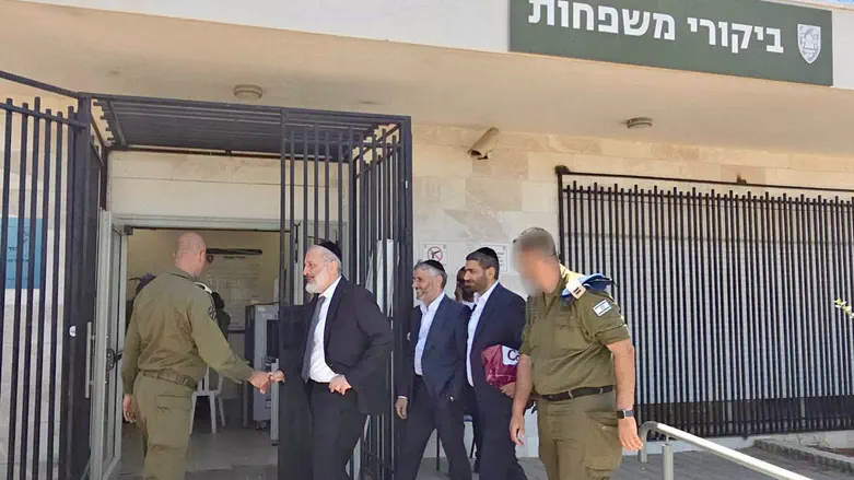 Haredi MKs spark firestorm with visit to draft dodgers