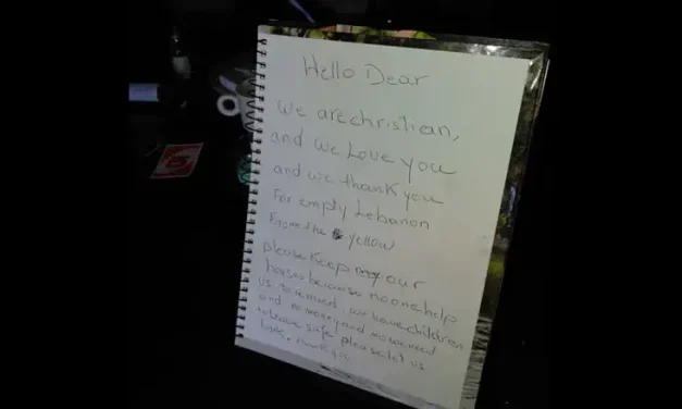 The moving letter waiting for soldiers in Lebanon