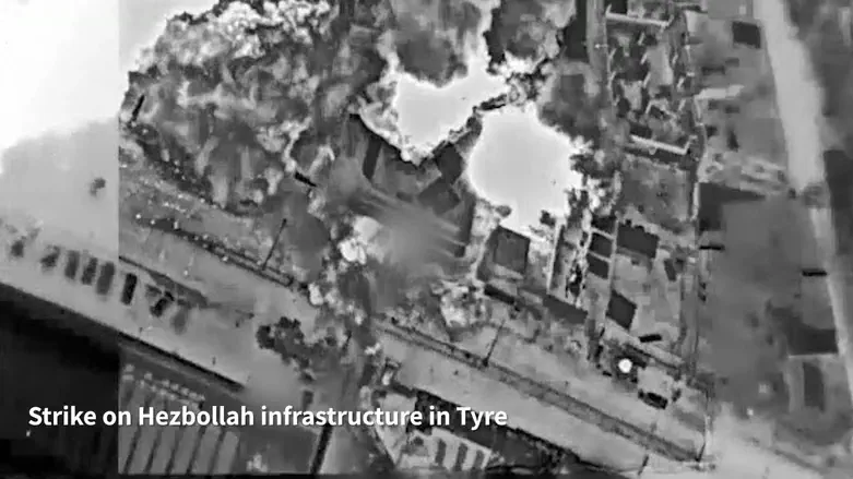 Watch: IDF strikes Hezbollah targets in southern Lebanon
