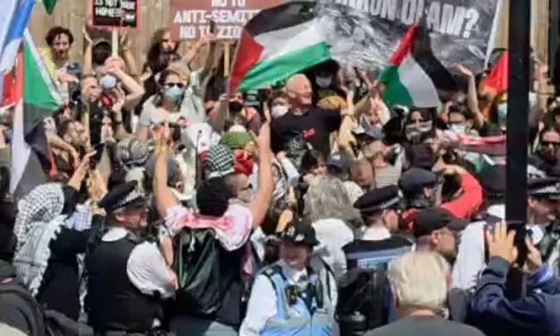London: Clashes between Israel supporters and pro-Palestinians