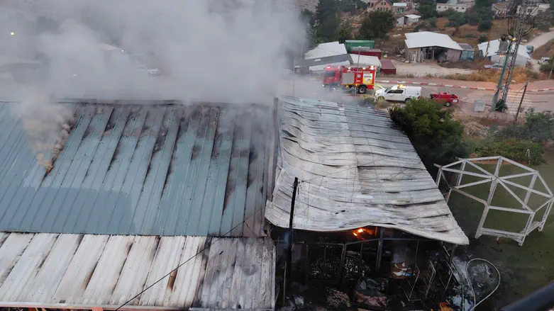 Fire rages in Bat Ayin, third since week began