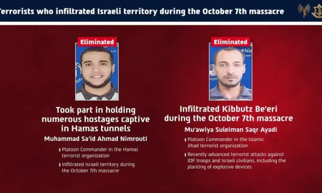 IDF eliminates October 7 terrorists