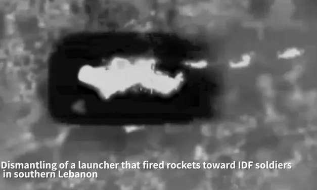 IDF destroys launcher minutes after launching missiles at troops