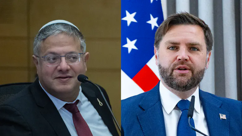 JD Vance attacks, Ben Gvir fires back