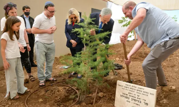 ‘Securing our future’: Netanyahu plants roots at new Gush Etzion neighborhood
