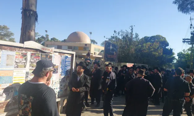 Watch: Violent clashes between haredim and secular activists in Arad