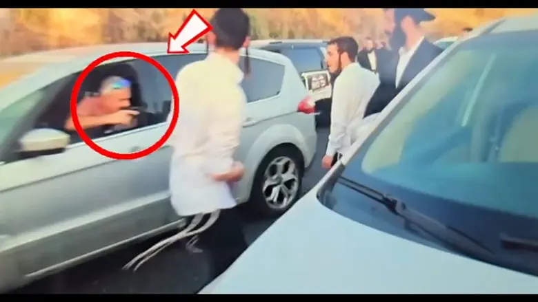 Two arrested after allegedly threatening haredi demonstrators