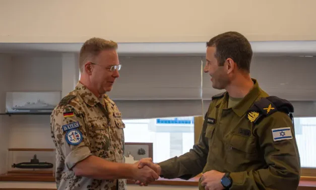 Israeli, German Navies hold joint drill during Haifa Port visit