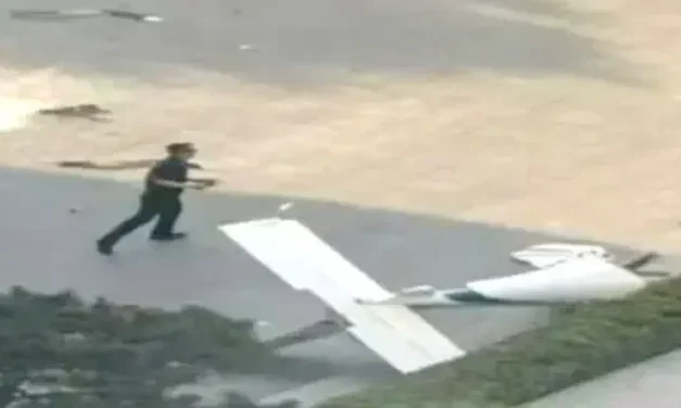 Plane crashes into 1,700ft skyscraper in Beijing before plummeting to ground