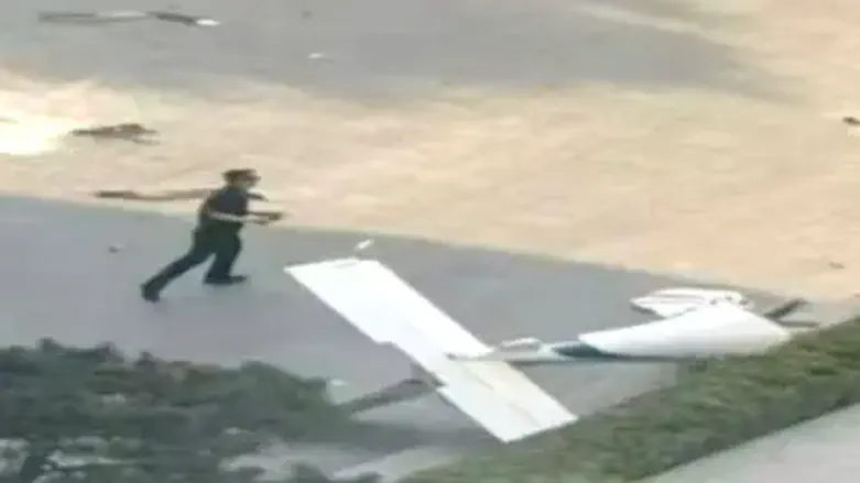 Plane crashes into 1,700ft skyscraper in Beijing before plummeting to ground