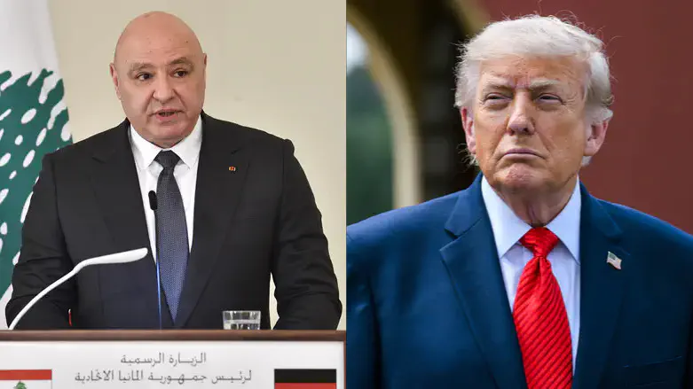 Aoun presses Trump to force Israeli withdrawal after pact signed