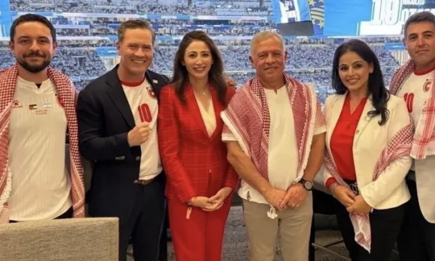US Amb Waltz joins Jordanian Royal Family at World Cup match