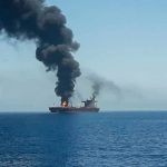 Cargo vessel struck by drone attack in Gulf, Iraqi officials say