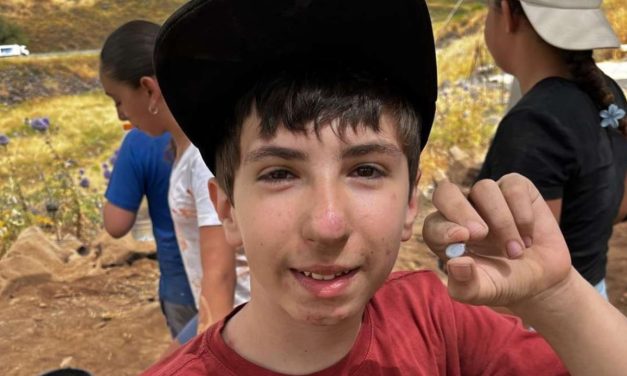 Rare gemstone discovered by 12-year-old boy during archaeological dig in ancient Jewish village