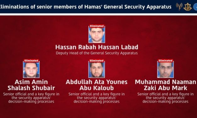 IDF, Shin Bet kill several Hamas General Security Apparatus officials in Gaza
