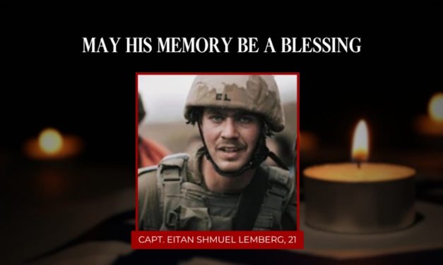 Capt. Eitan Shmuel Lemberg killed in combat in southern Lebanon