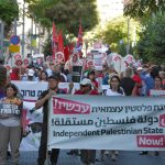 Man arrested for waving Palestine flag at joint Jewish-Arab anti-government protest