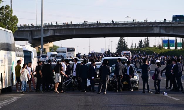 WATCH: Haredi draft protests shut down highways, trains for two hours, scuffle with police