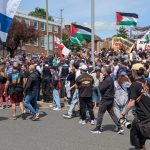 London police arrest 14 for violent protest outside synagogue’s Israeli real estate event