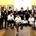 Argentine President Milei hosts Argentine Maccabiah delegation