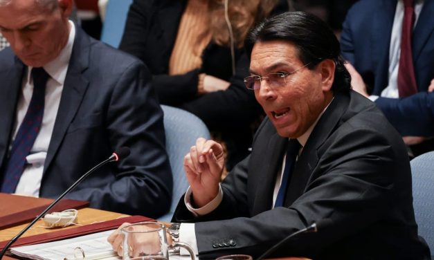 Danon challenges UN with images of UNRWA staff, ‘journalists’ tied to terror in Gaza, Hamas