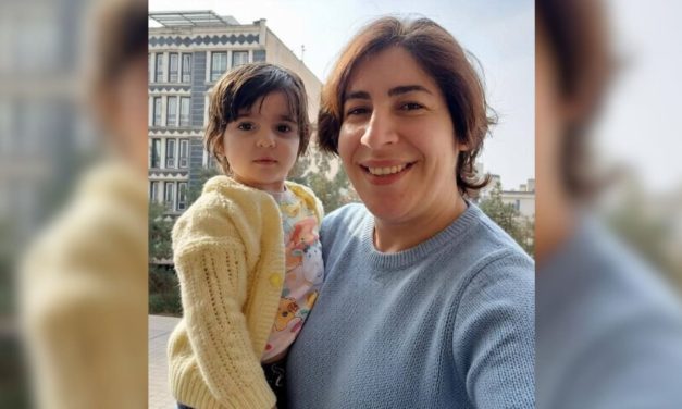 Iranian activist, two-year-old daughter, sent to Evin Prison, human rights group says