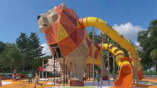 Yeruham builds 6 million-shekel lion-shaped playground